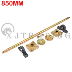 Eje trasero de 850mm con rodamiento UCP205 para ATV eléctrico