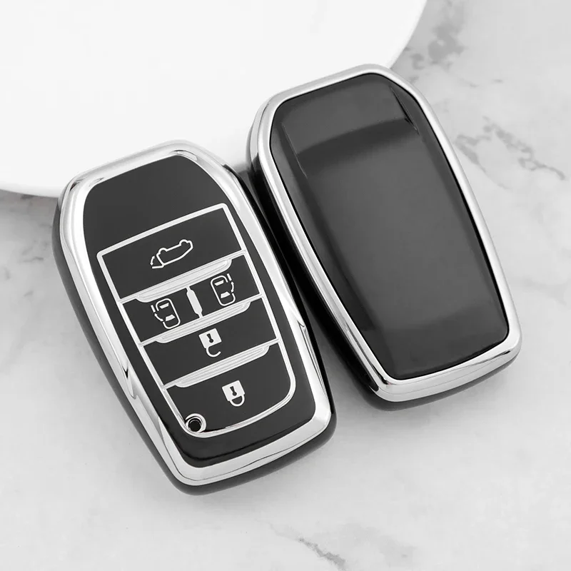 Funda para llave coche TPU Toyota Alphard/Vellfire con botones - imagen 4