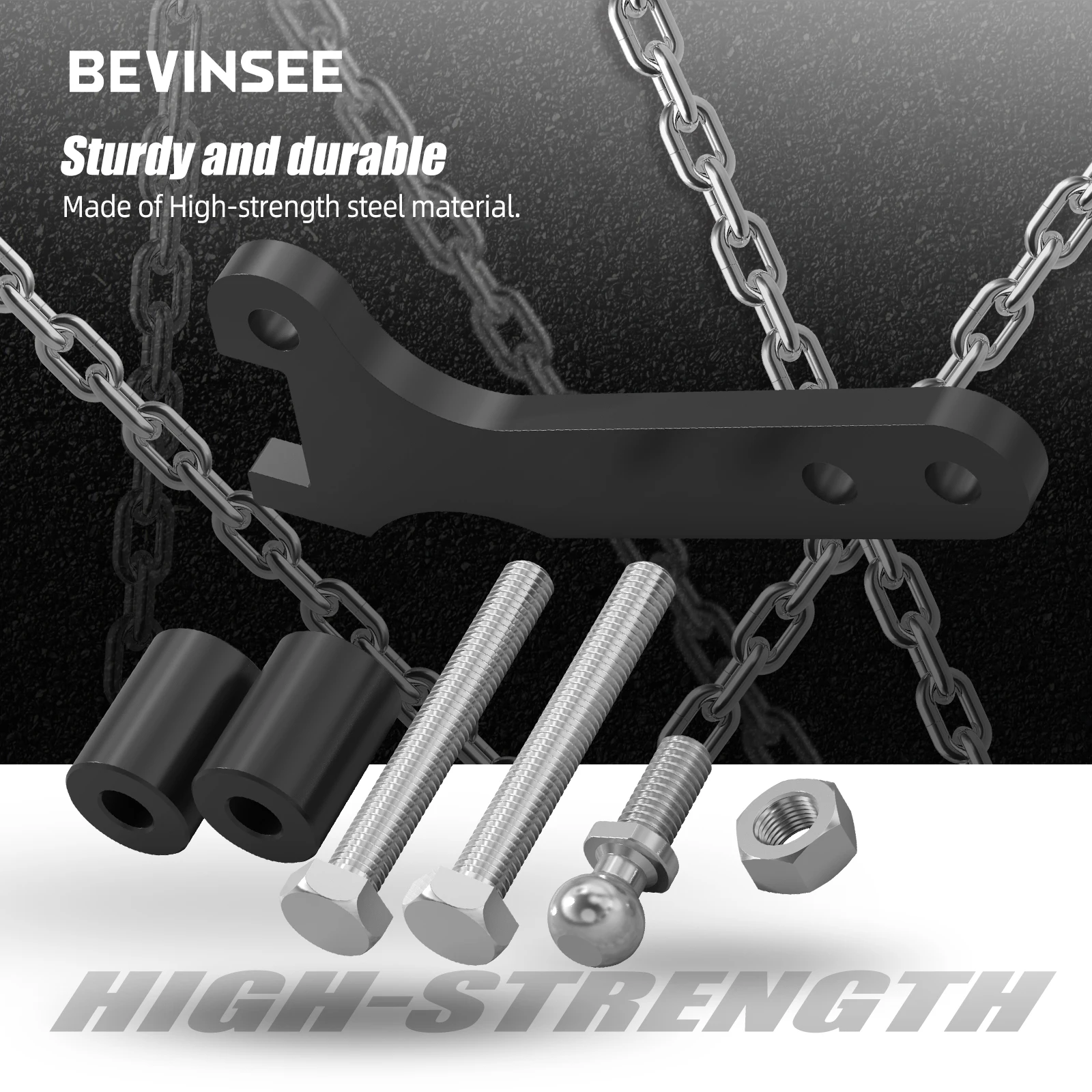 BEVINSEE Kit de palanca de cambios corta para Abarth 500/595/695 - imagen 5