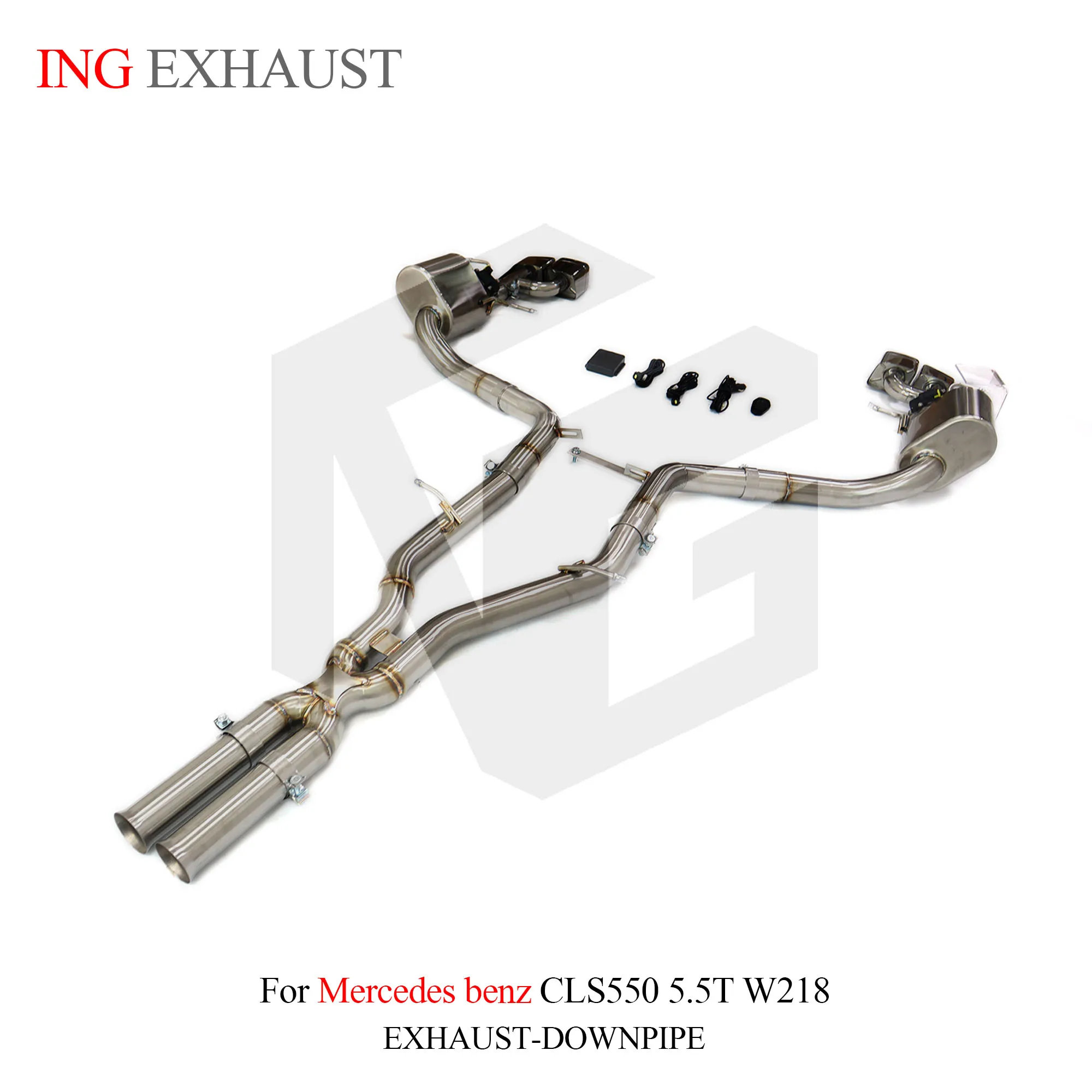 Escape catback ING SS304 para Mercedes CLS550 AMG 5.5 Biturbo W218 - imagen 5