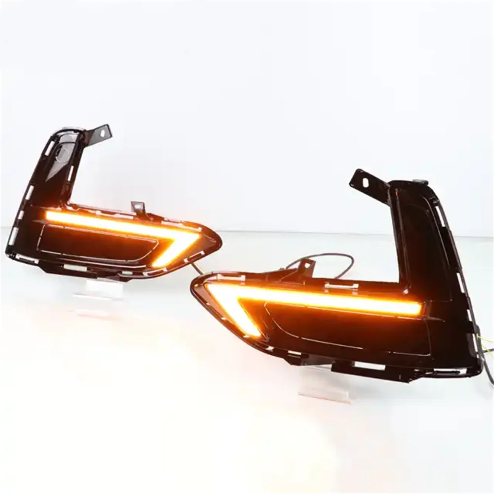 Para Nissan Sentra Drl Turn señal amarilla 2019 2020 accesorios para automóviles lámpara antiniebla luz Led de circulación diurna - imagen 4