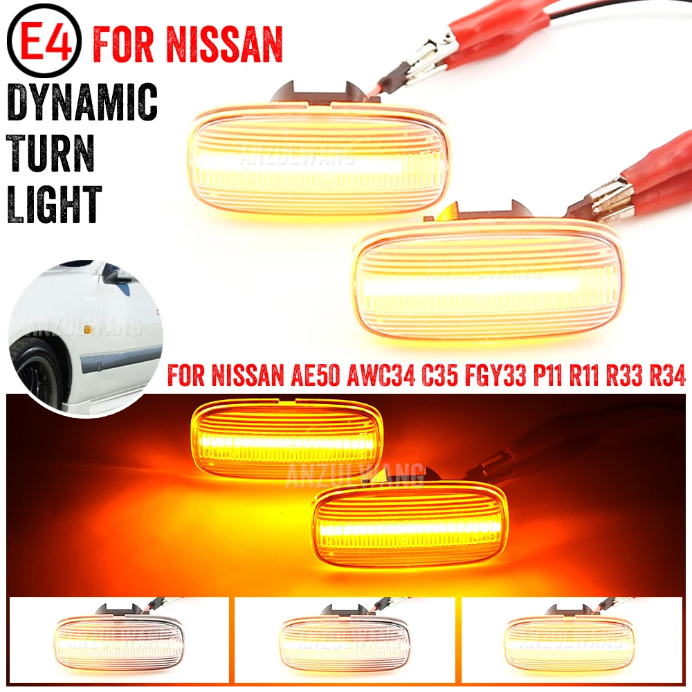Intermitente lateral LED secuencial para Nissan Stagea, Cima y Primera - imagen 4