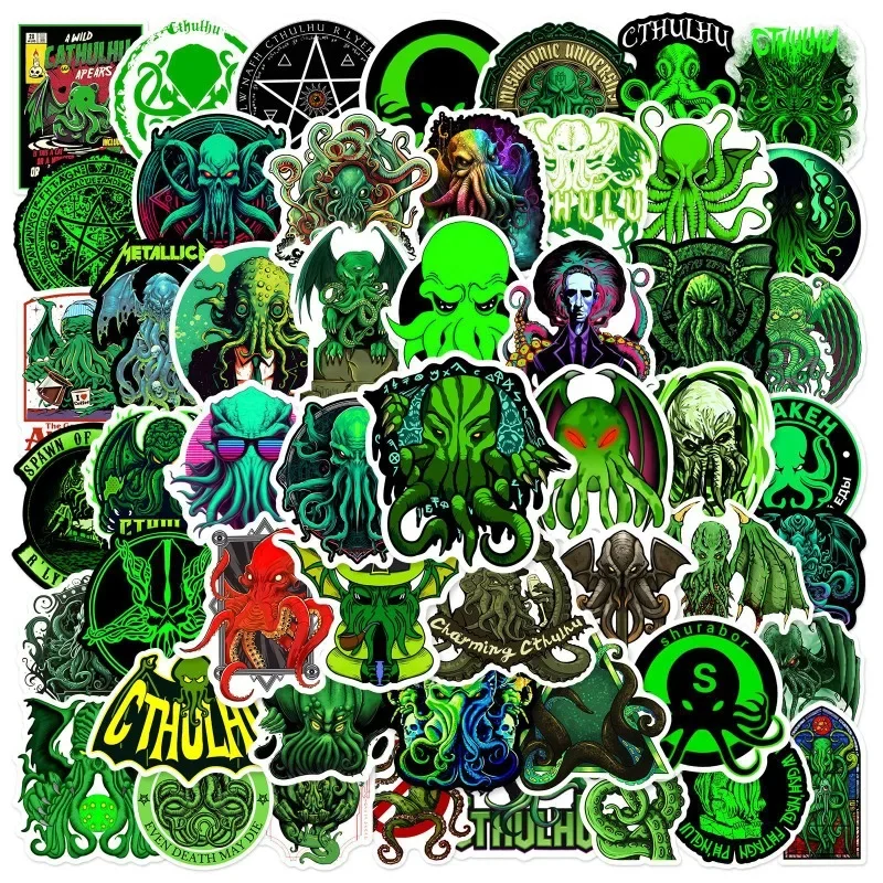 Pegatinas impermeables de Cthulhu estilo grafiti para moto y casco - imagen 2