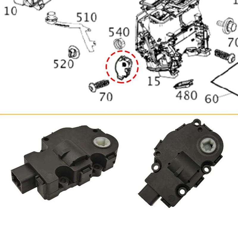 Servomotor A/C 1699060100 Mercedes-Benz Clase A B C E W205 W213 W246 - imagen 3