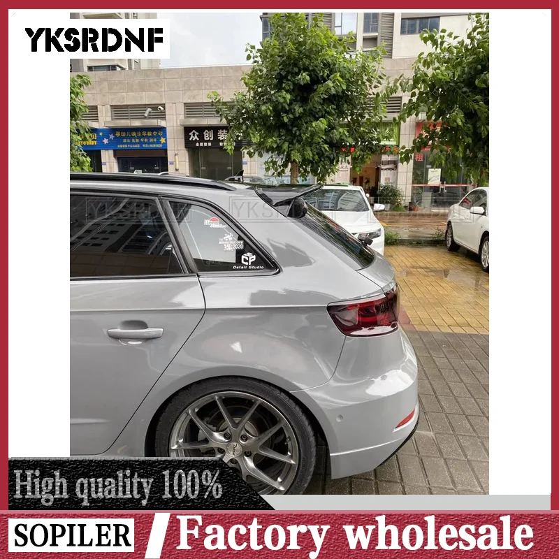 Alerón trasero techo ABS negro brillante Audi A3 8V Sportback RS3