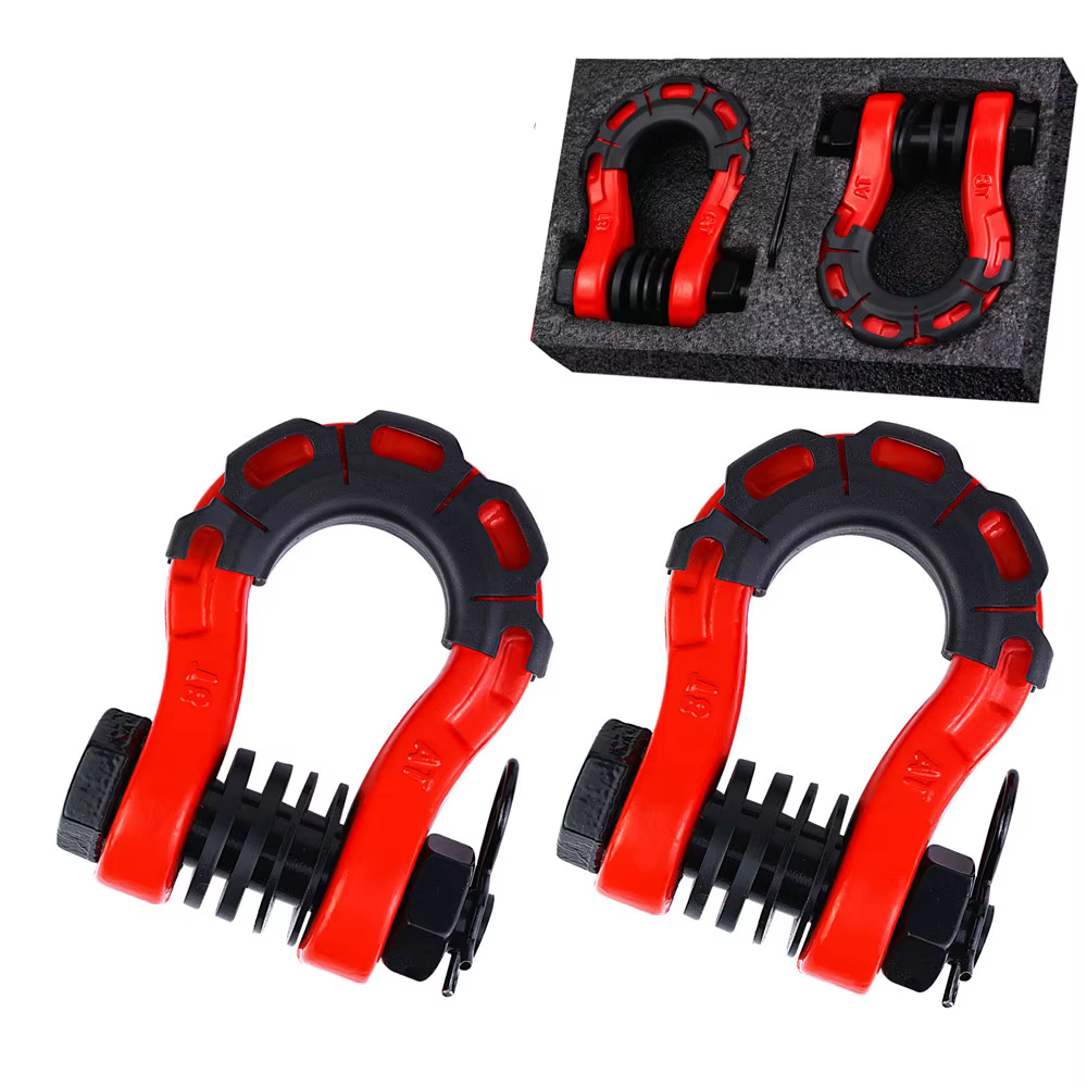 Grillete de remolque tipo D forjado de 3/4 pulgadas para 4x4