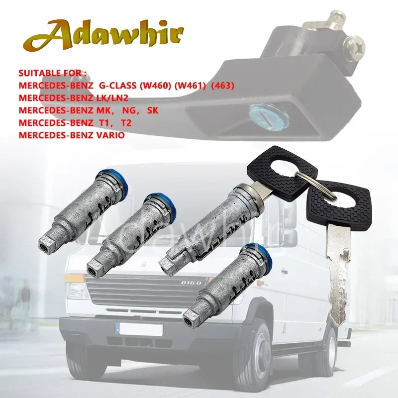 Kit manija puerta Mercedes Clase G W460 W461 +cerradura 4cilindros