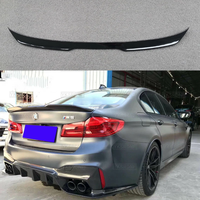 Alerón trasero BMW 5 Series G30 F90 negro mate carbono – 2018-2019 - imagen 2