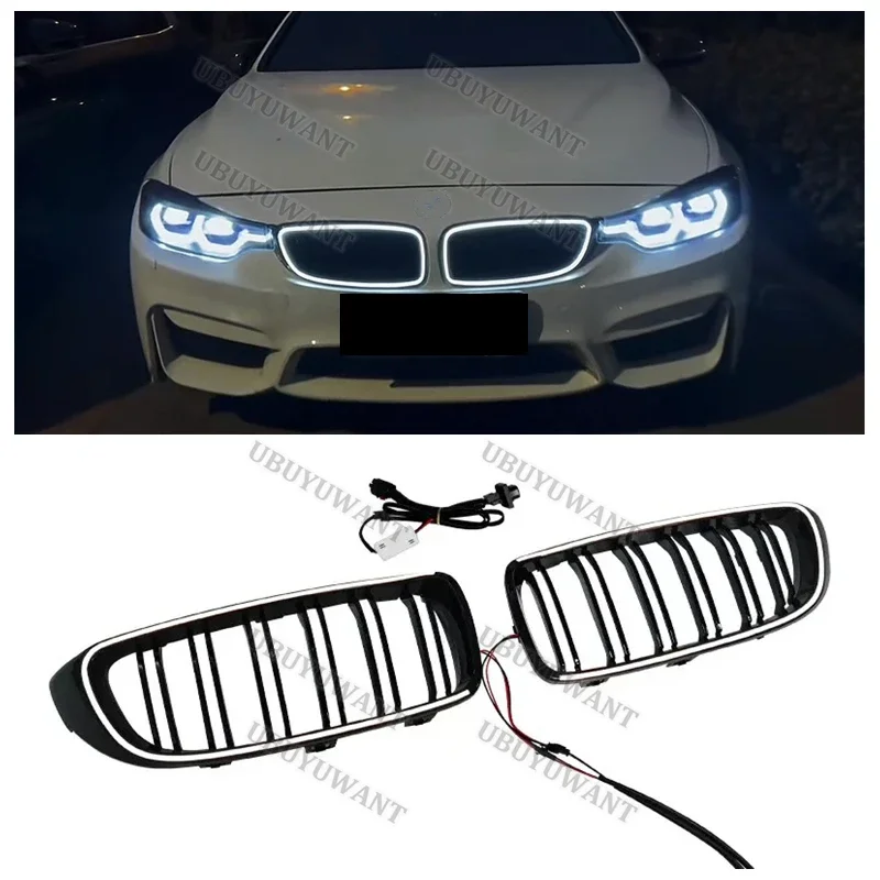 Rejilla riñón carbono BMW Serie 4 F32 F33 F36 2013-2019 - imagen 2
