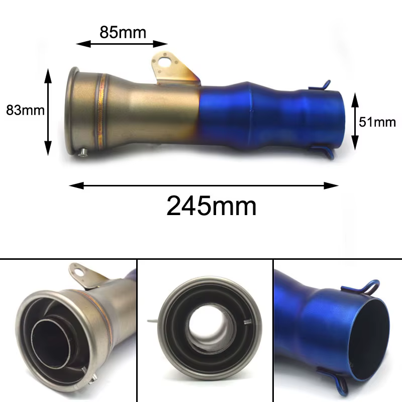 Tubo de escape universal 51 mm para CBR1000RR, YZF-R1 y Z900 - imagen 3