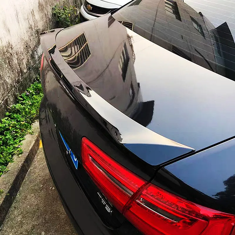 Alerón de maletero ABS negro carbono para Audi A6 C7 2012-2018 - imagen 2