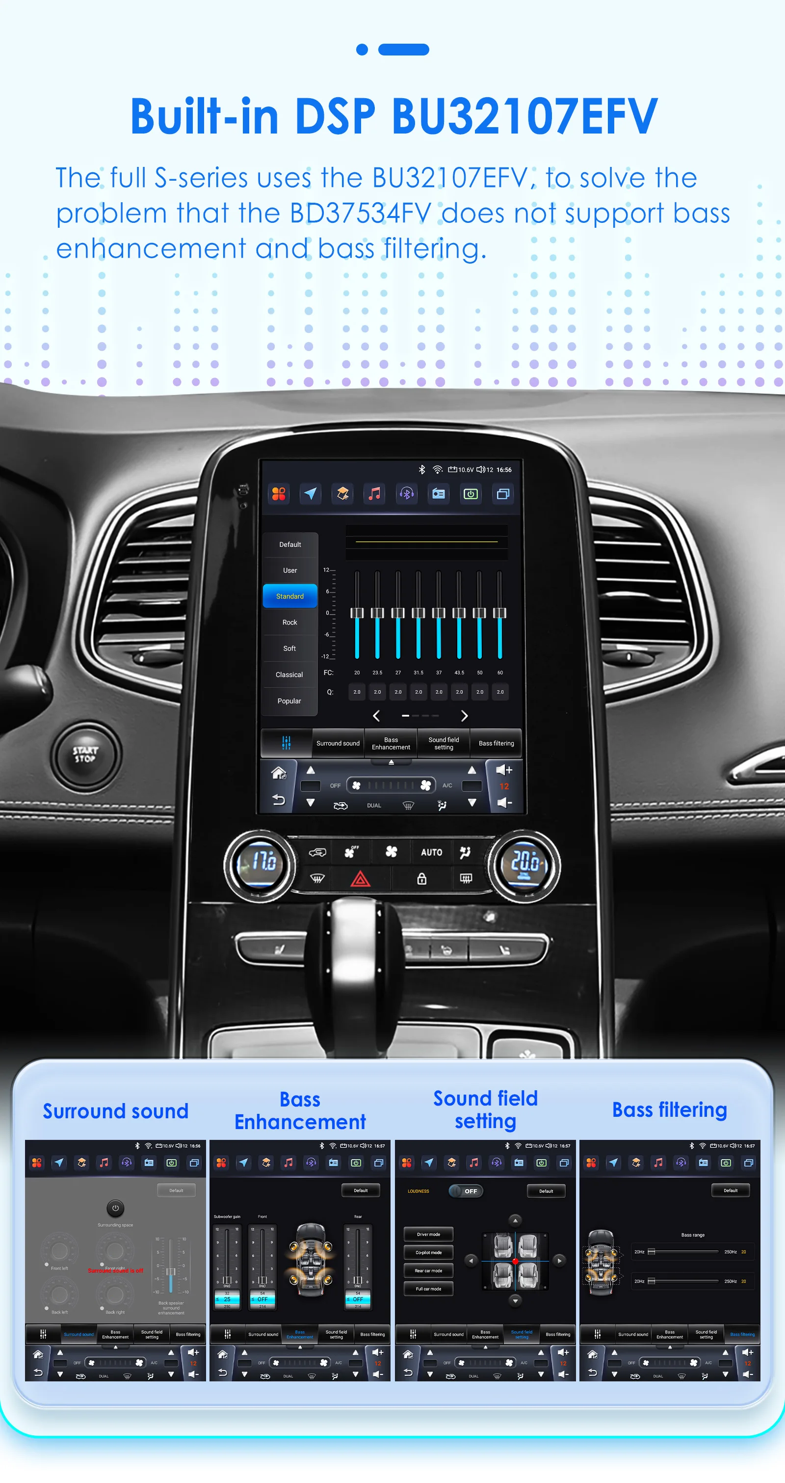 Hizpo Radio 9,7″ con CarPlay y Android Auto para Renault Scenic - imagen 4