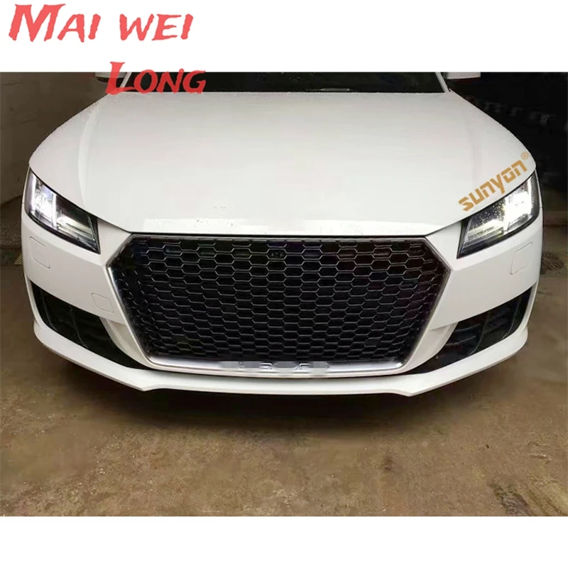 Rejilla panal estilo hexagonal negra y plata Audi TT TTS Mk3 - imagen 5