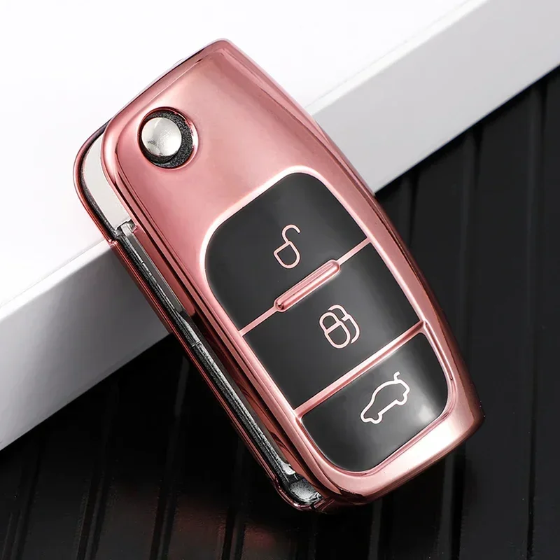 Carcasa de llave plegable TPU para Ford Focus MK2, Fiesta y Mondeo - imagen 5