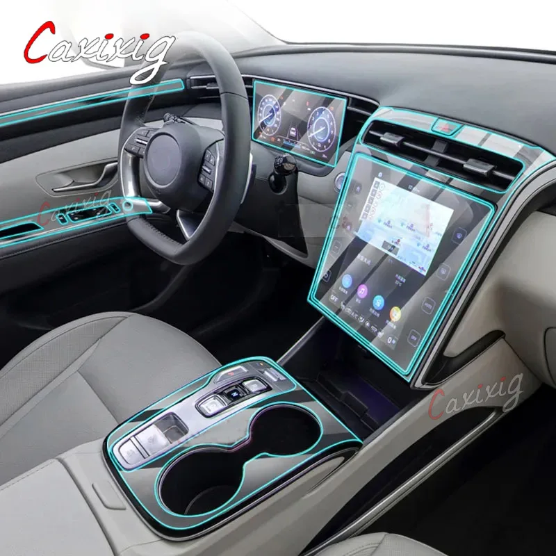 Película protectora consola central Hyundai Tucson NX4 antiarañazos