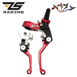 ZS Racing Palancas plegables CNC con ajuste rápido para Honda CRF