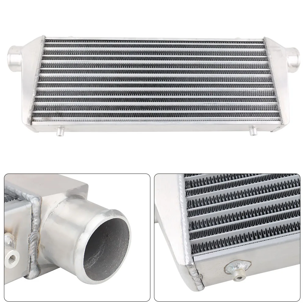Vista del intercooler y su construcción