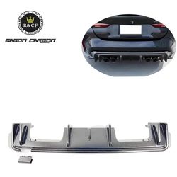 Difusor de parachoques trasero en fibra de carbono para BMW G80/G82
