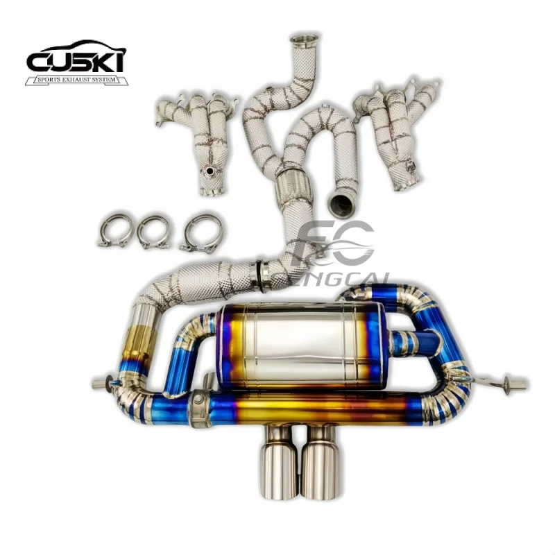 Silenciador de titanio y colector S-tube para Lotus Evora GT410 3.5T - imagen 2