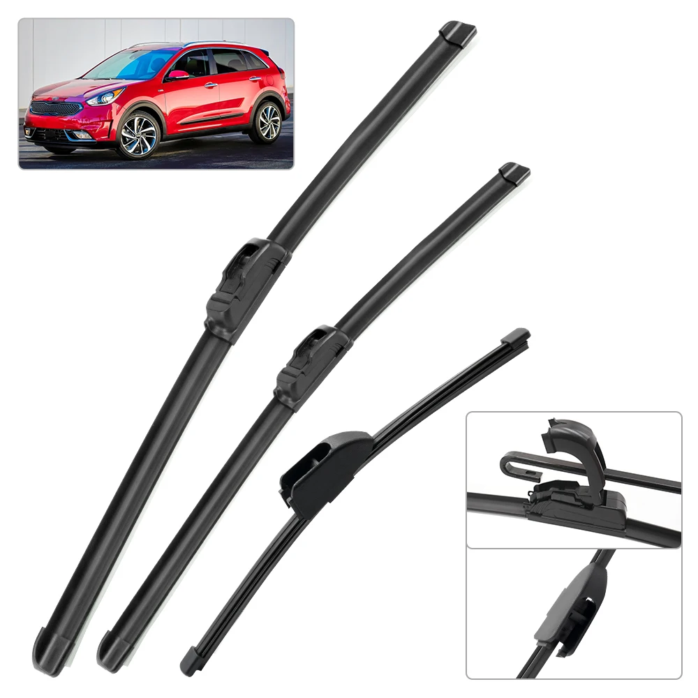 Juego limpiaparabrisas KIA Niro 2016-2020 delantero trasero - imagen 2