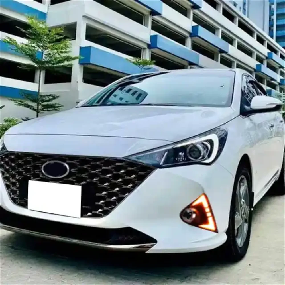 Luz diurna LED DRL Hyundai Accent Solaris Verna 2021 - imagen 5