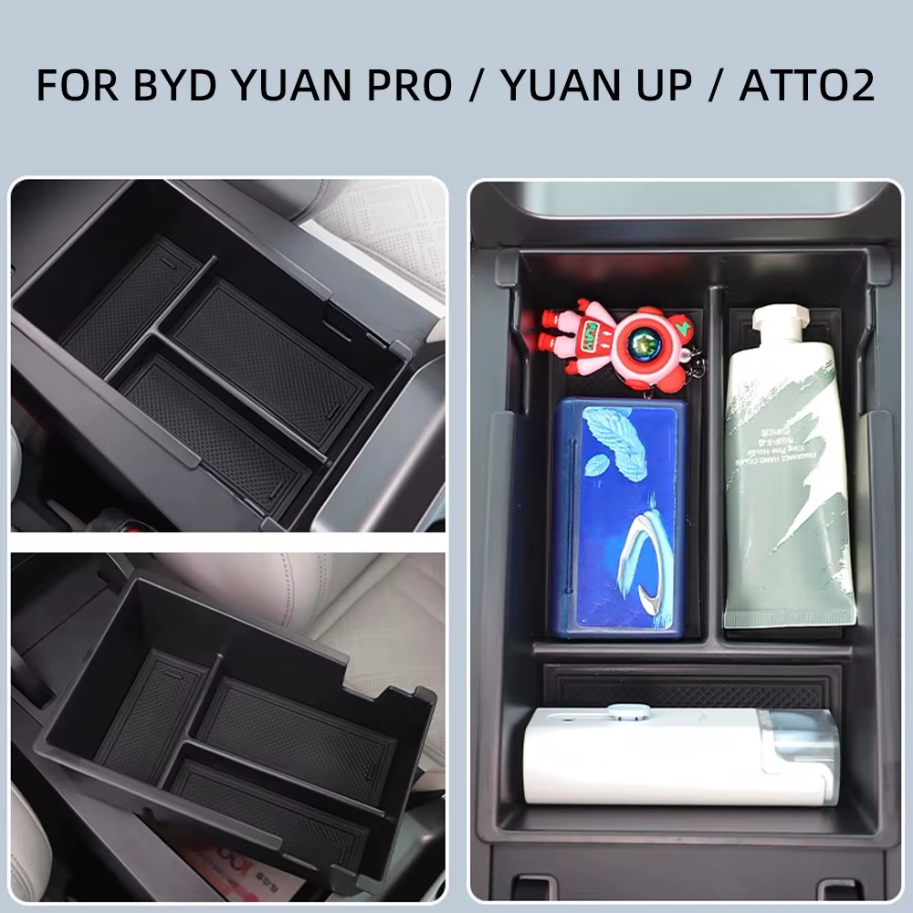 Bandeja organizadora consola central BYD Yuan Pro EV 2024-2025 - imagen 4