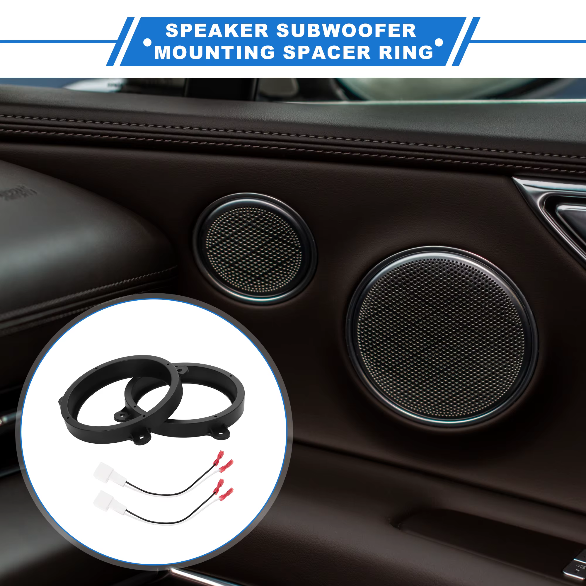 X Autohaux Aro adaptador para altavoz de 6,5 pulgadas Subaru WRX