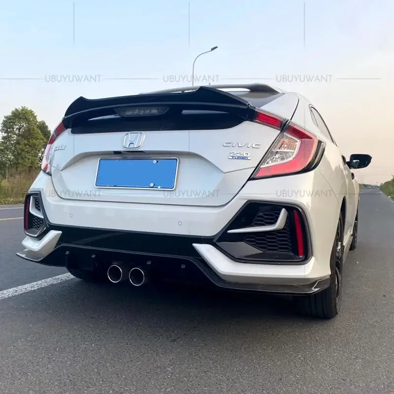 Alerón trasero ABS para Honda Civic X Hatchback 2017-2019 - imagen 5