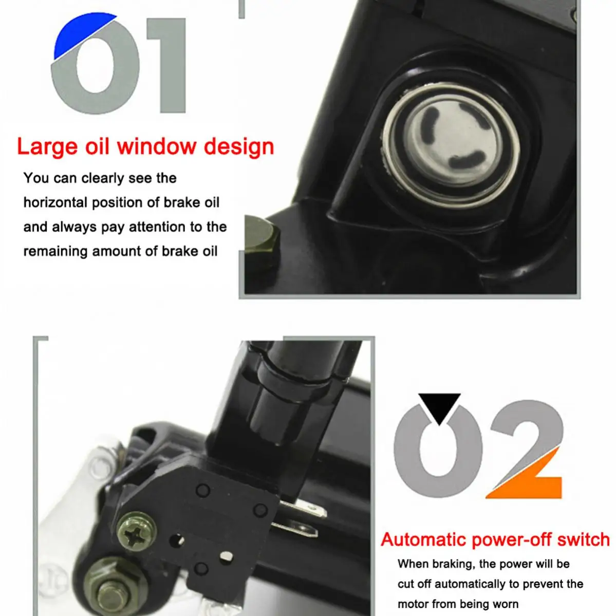 Bomba de freno hidráulica universal para moto, buggy y scooter - imagen 4