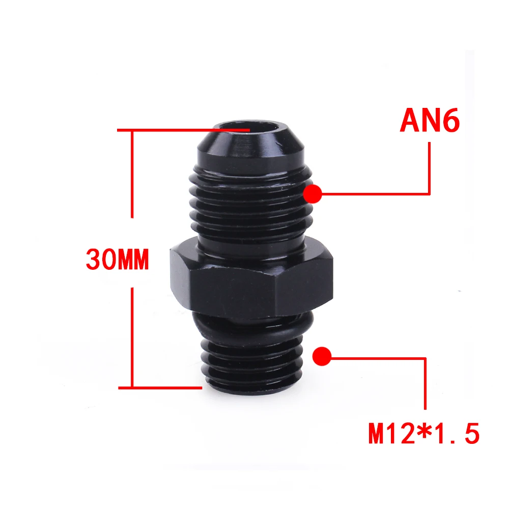 Racor adaptador recto AN6/AN8/AN10 a rosca M14-M18x1,5 - imagen 5