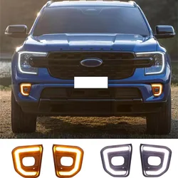 Cubierta luz antiniebla delantera DRL LED para Ford Everest 2022-2023