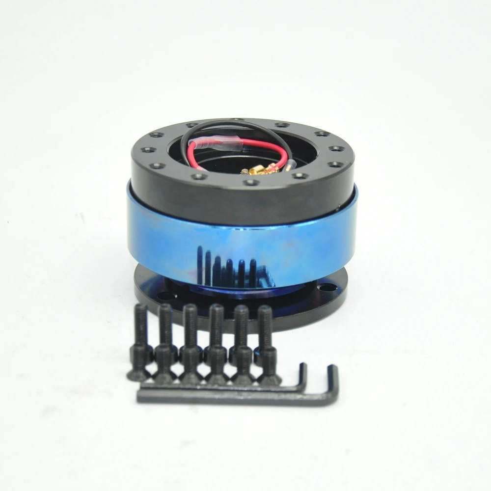 Volante racing azul kit Boss liberación rápida Snap-Off - imagen 2