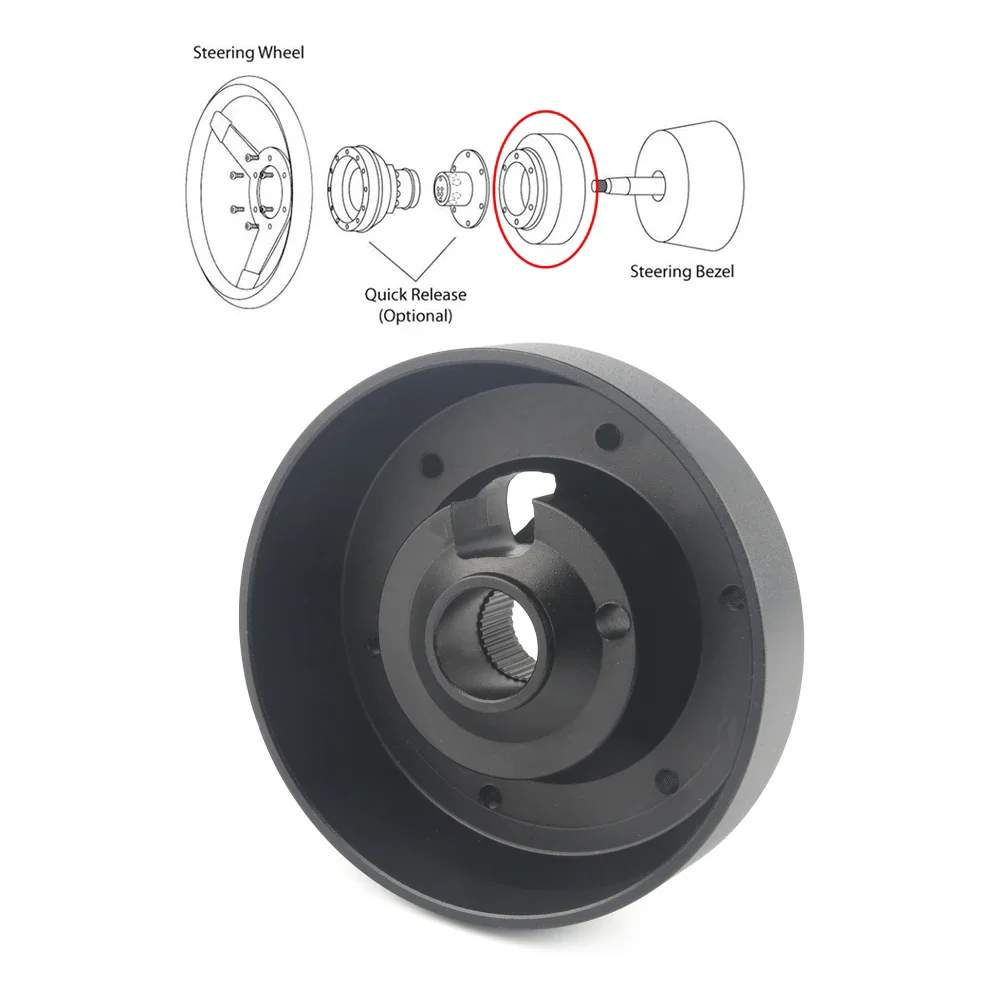 Adaptador cubo volante quick release Jeep - imagen 3
