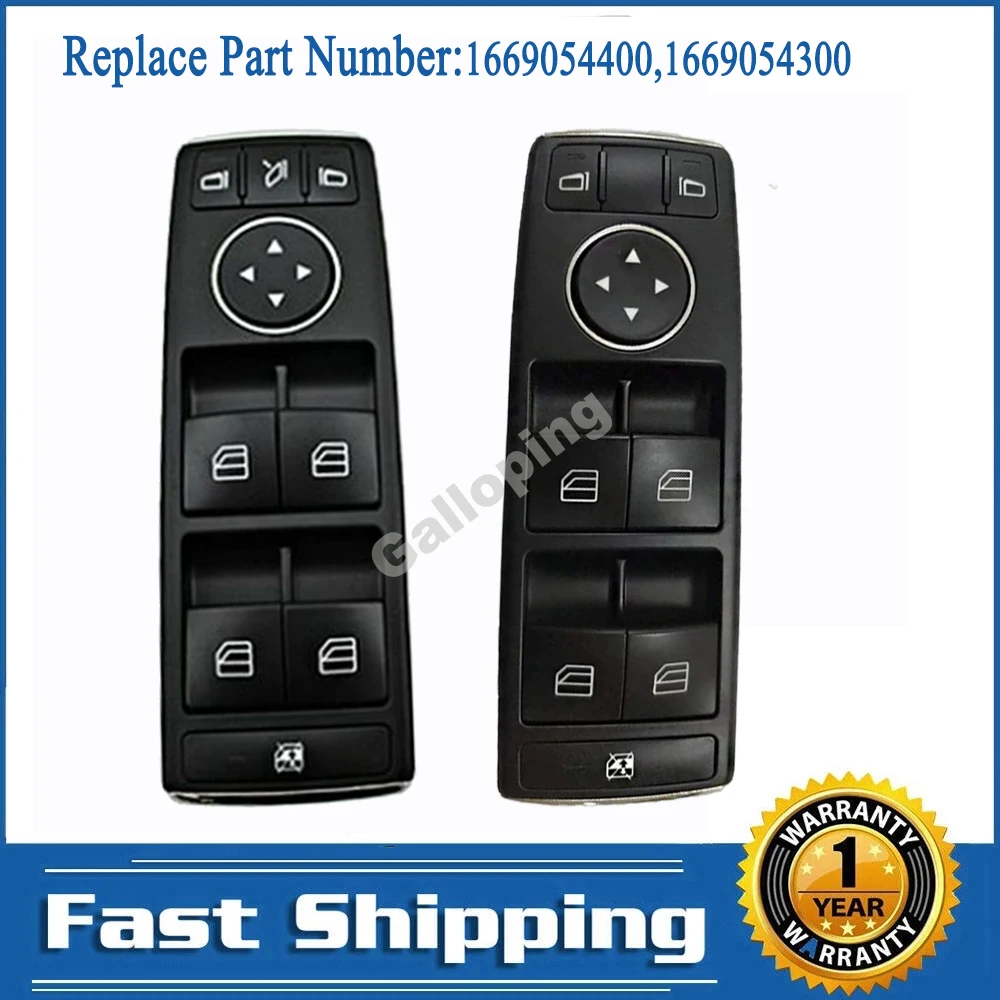 Interruptor elevalunas delantero izquierdo Mercedes CLA C117