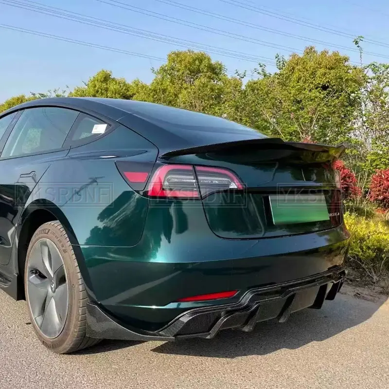 Kit aerodinámico fibra carbono ABS para Tesla Model 3 2018-2022 - imagen 4