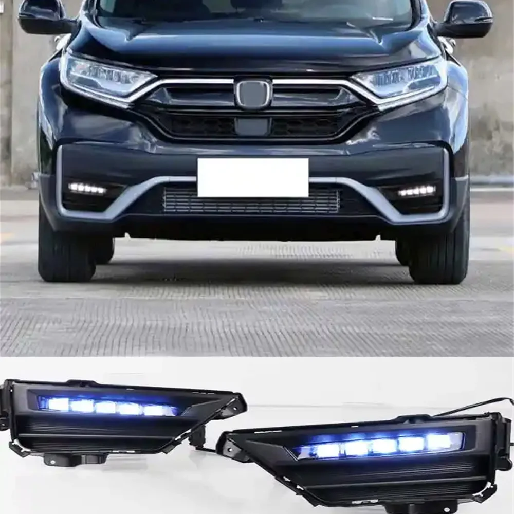 Piloto antiniebla delantero con luz diurna LED para Honda CR-V 2021