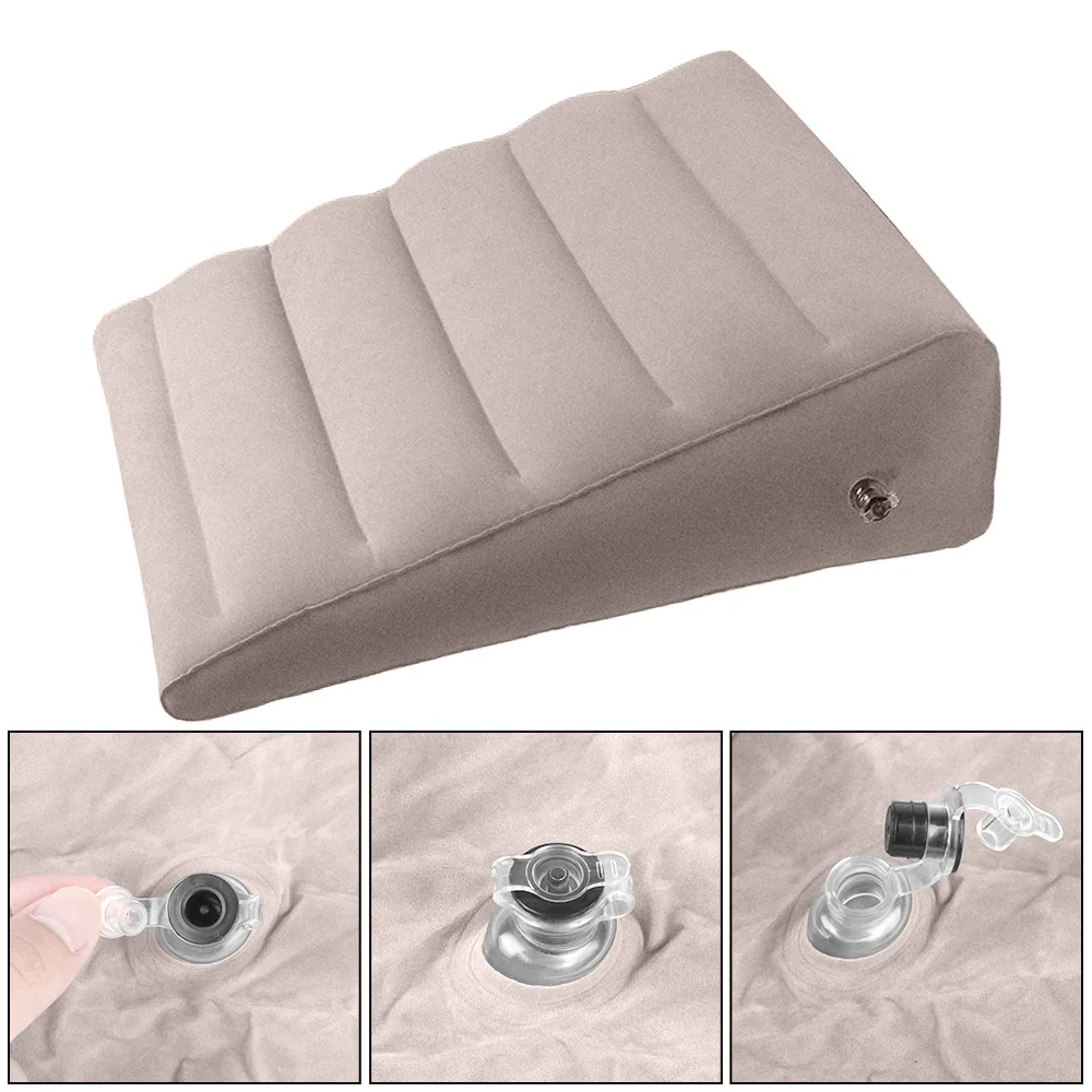 Cojín inflable viaje confort PVC – Universal para coche y camping - imagen 5