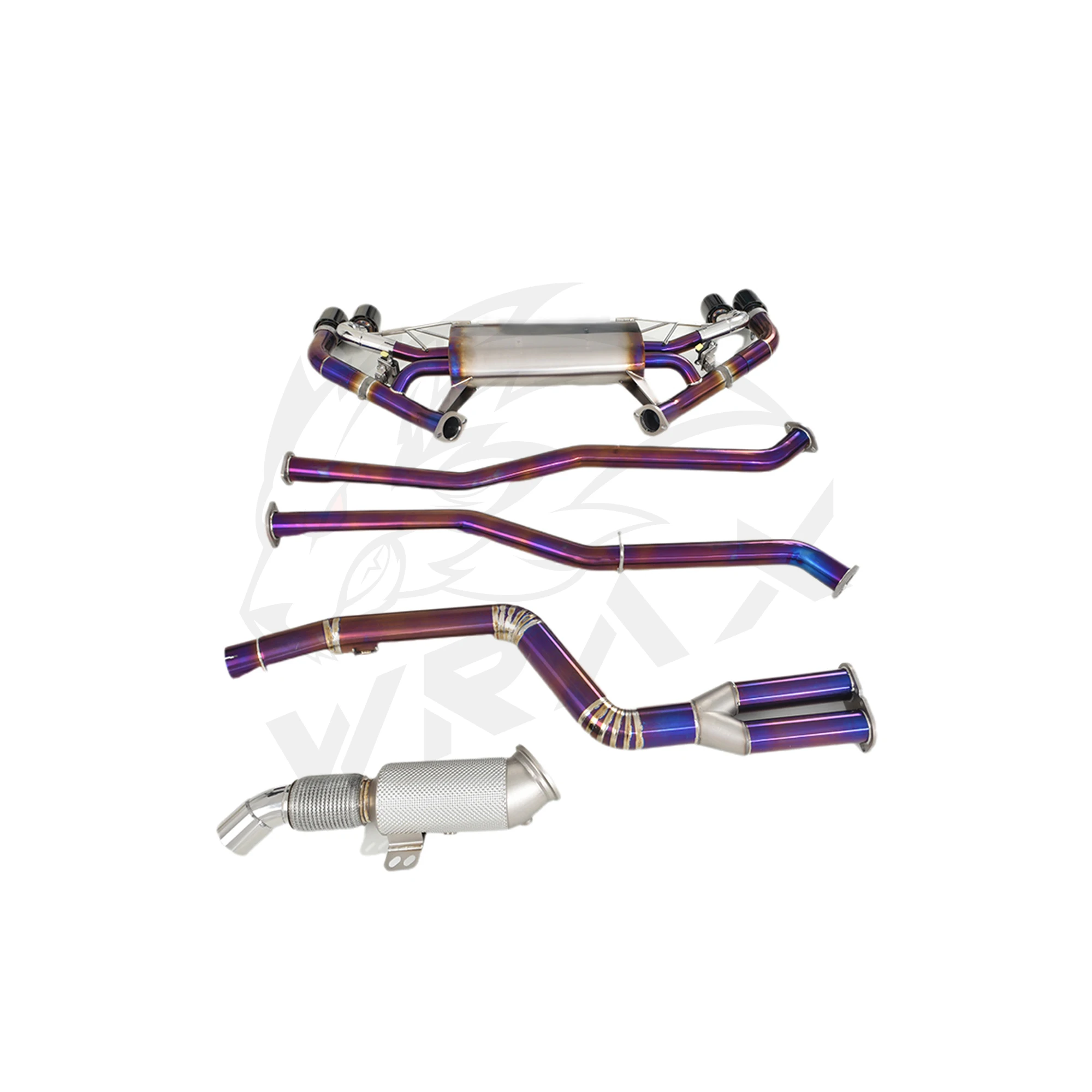 WRAX escape de titanio para BMW X5 G05 3.0L Turbo sistemas de válvula de Control de escape eléctrico accesorios de coche Catback bajante perfecto - imagen 4