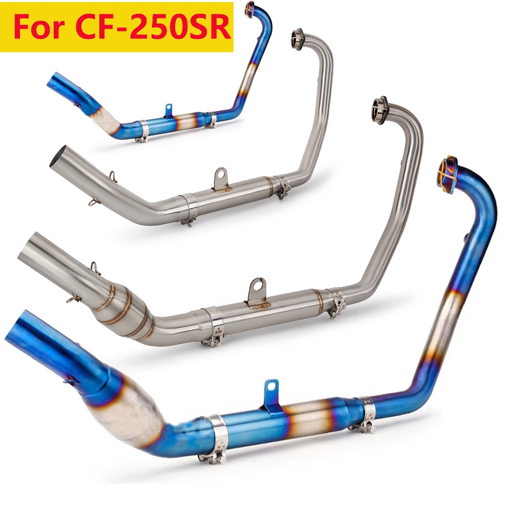 Conexión tubo enlace medio escape para NK250 250SR NK300 300SS