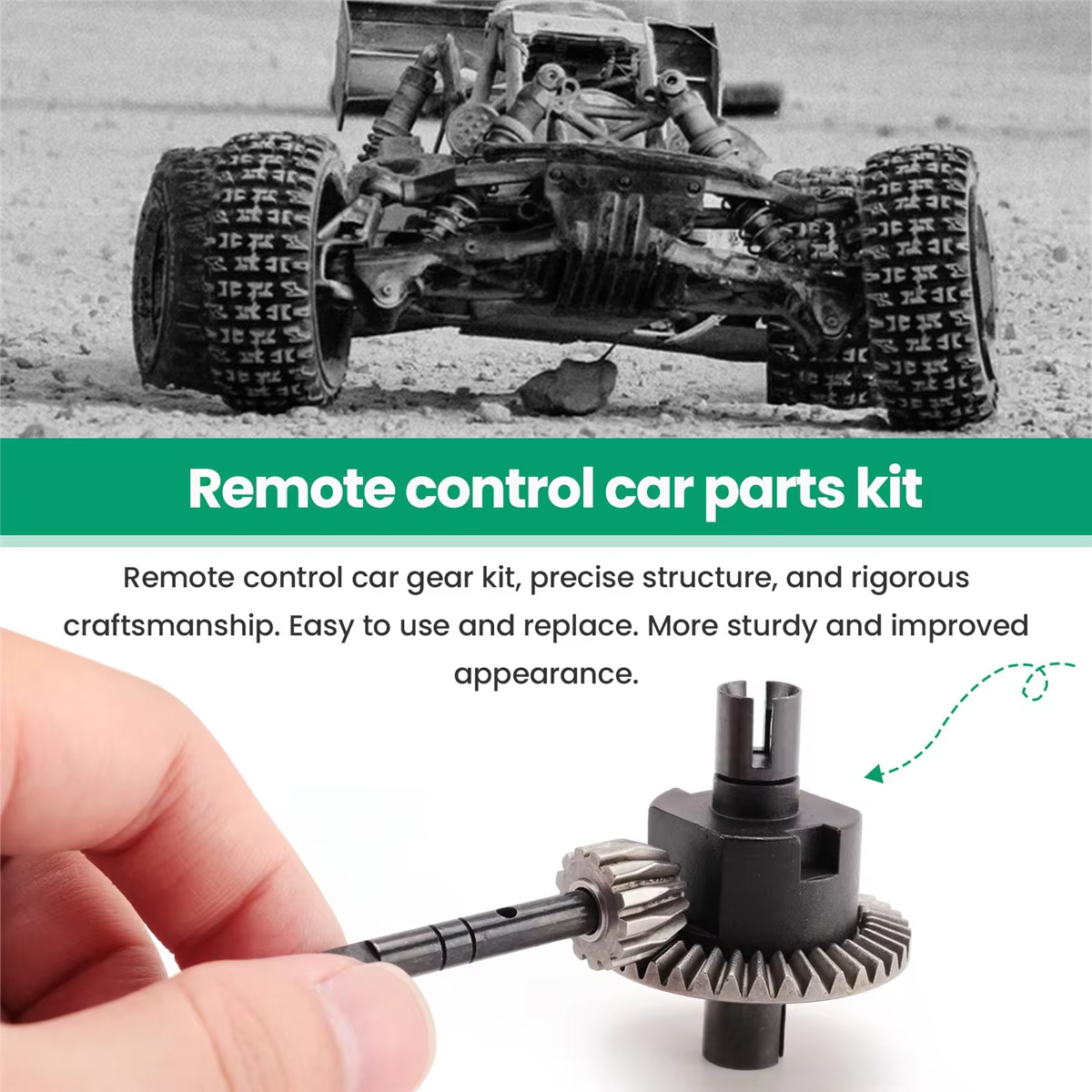 Kit de engranajes y diferenciales – coche RC 1/10 HSP Redcat Volcano - imagen 5