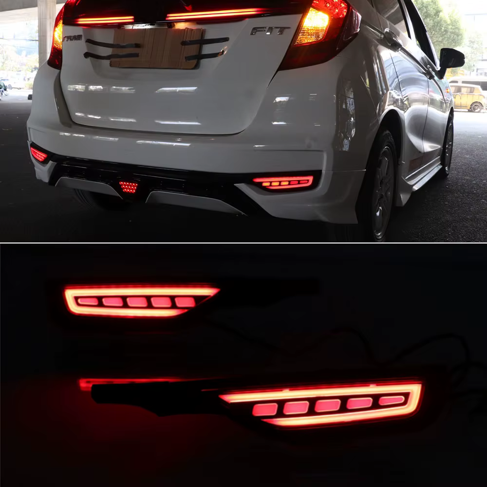 Reflector luminoso trasero de parachoques Honda Jazz/Fit 2018-2020 - imagen 3