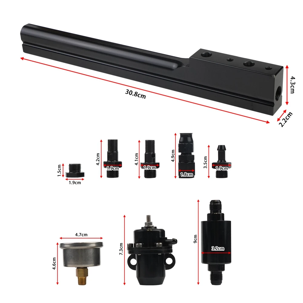 Regulador de presión y riel de combustible Serie D – Honda Civic CRX - imagen 2