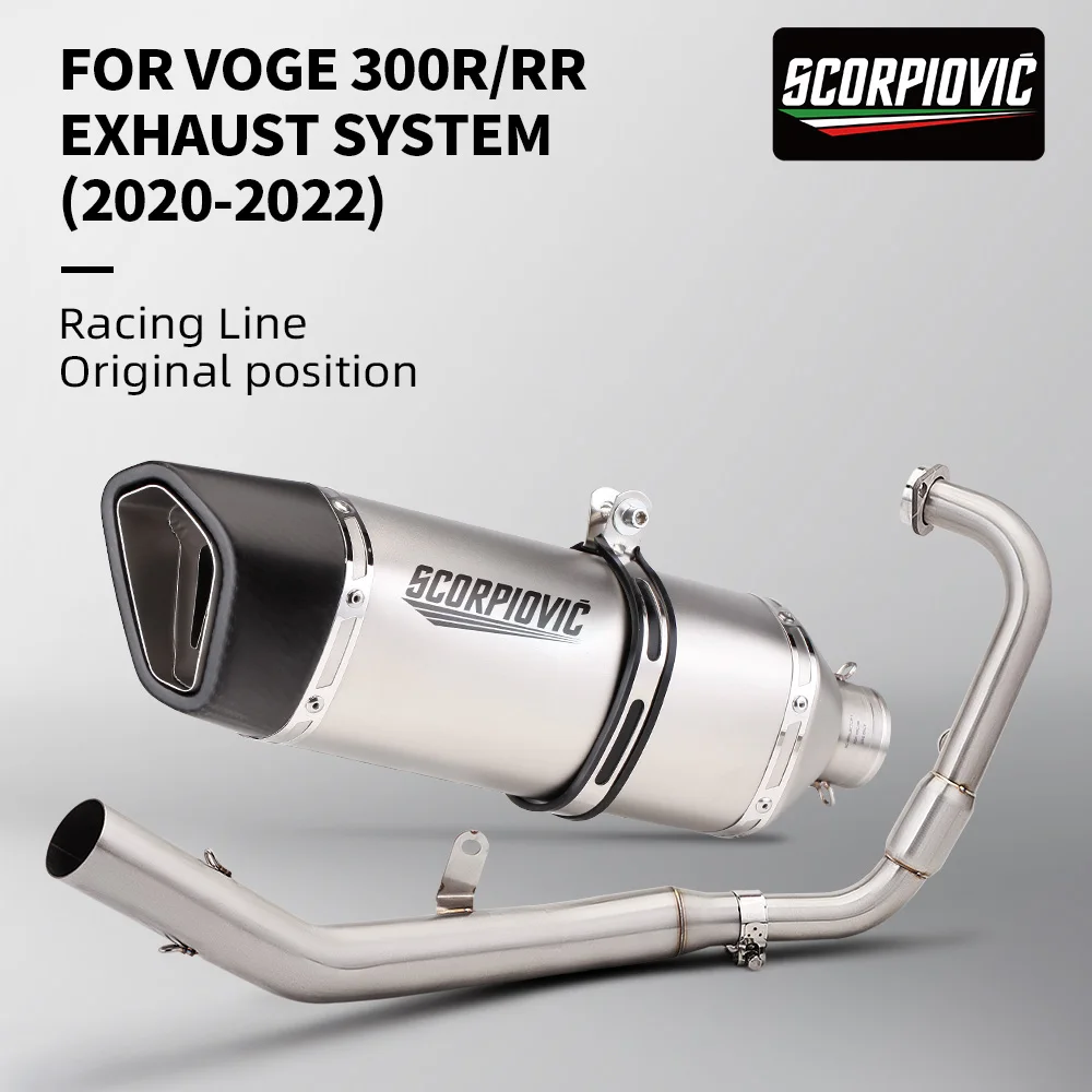 Tubo escape moto VOGE 300RR LX300 2020-2022 - imagen 2