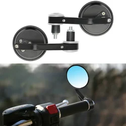 Espejos retrovisores universales plegables para moto Cafe Racer 7/8"