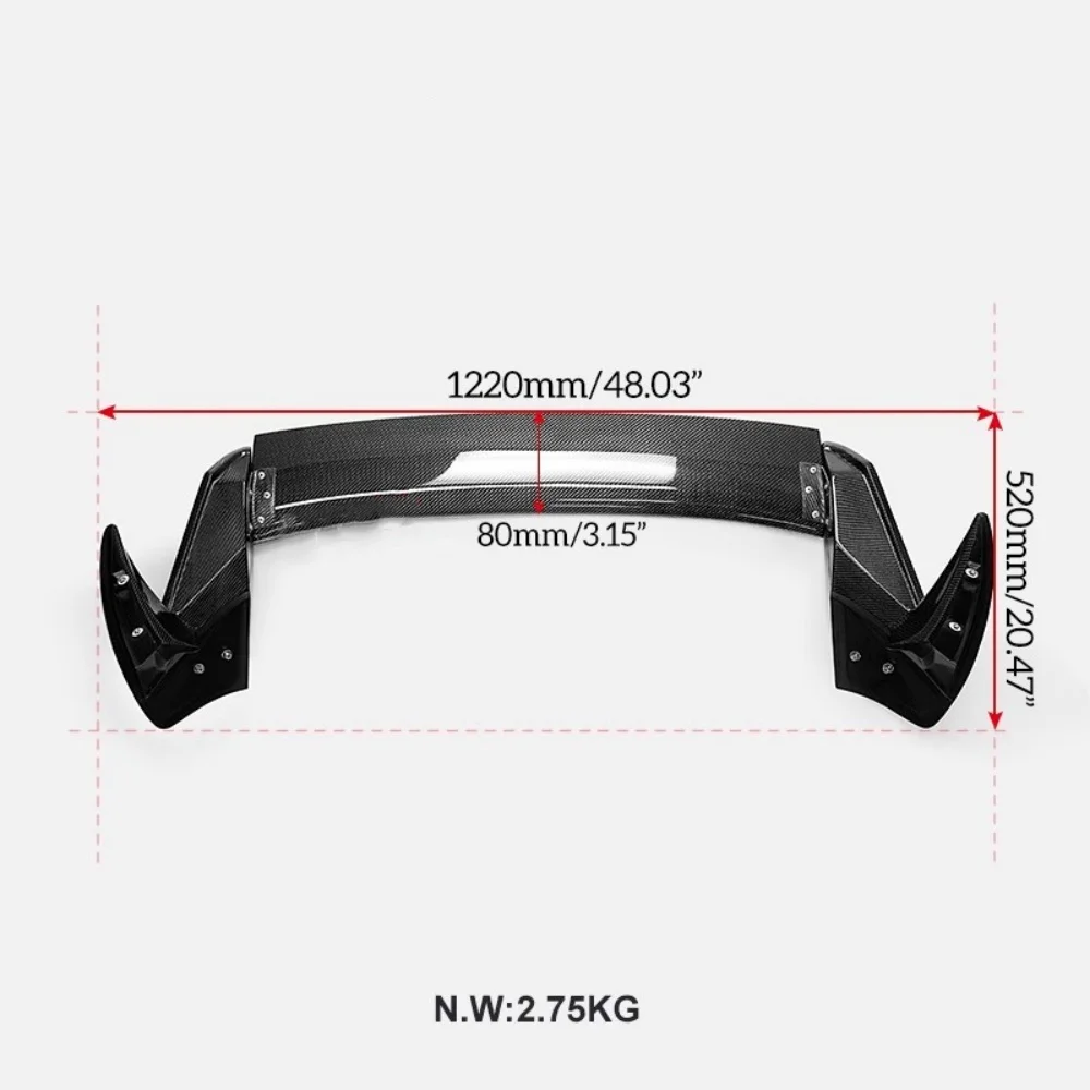 Alerón trasero de fibra de carbono para Toyota Corolla GR - imagen 4