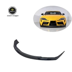 Labio delantero de alerón en carbono para Toyota Supra MK5 A90/A91