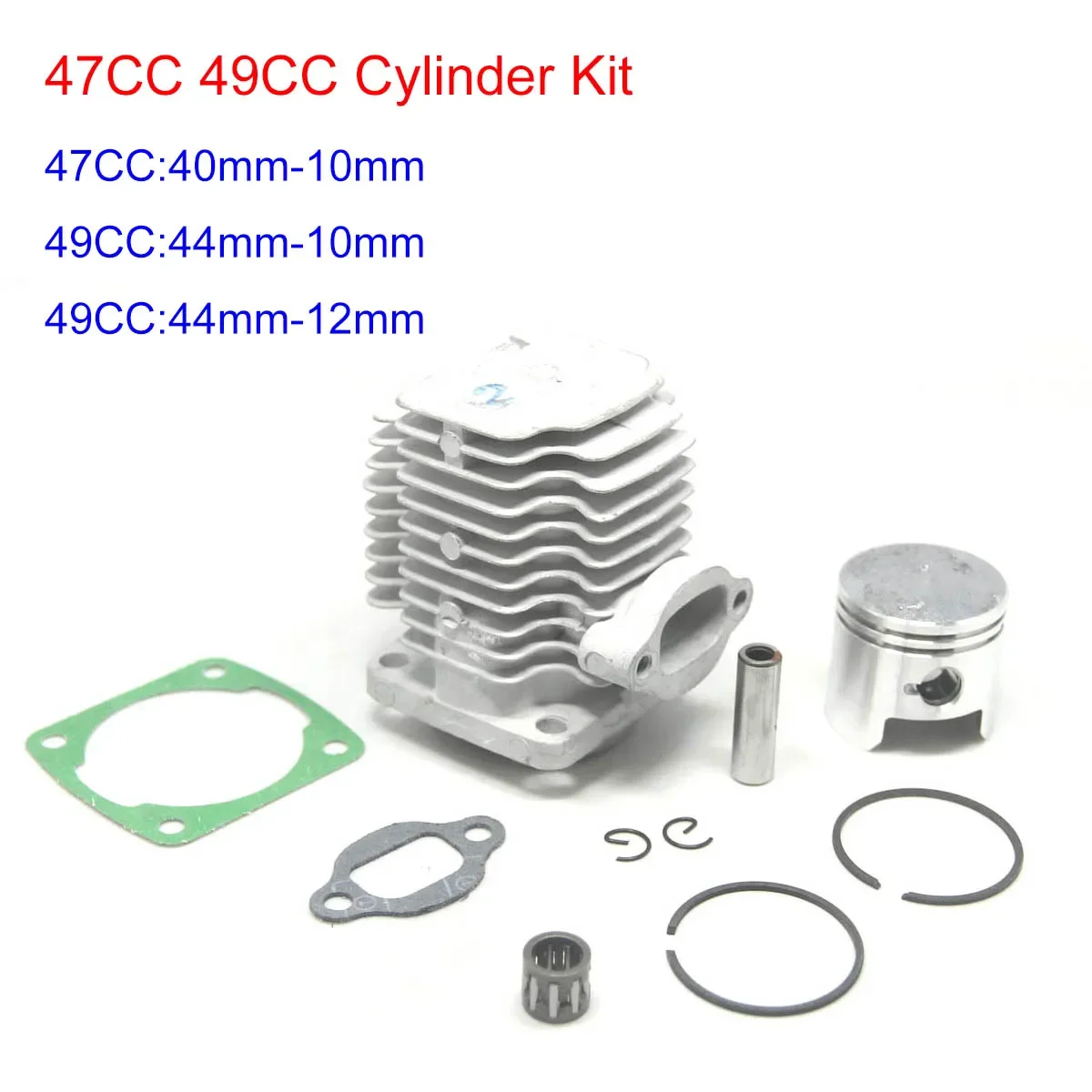 Kit de cilindro 1E40F-6/1E44F-6 para Robin NB411 2T
