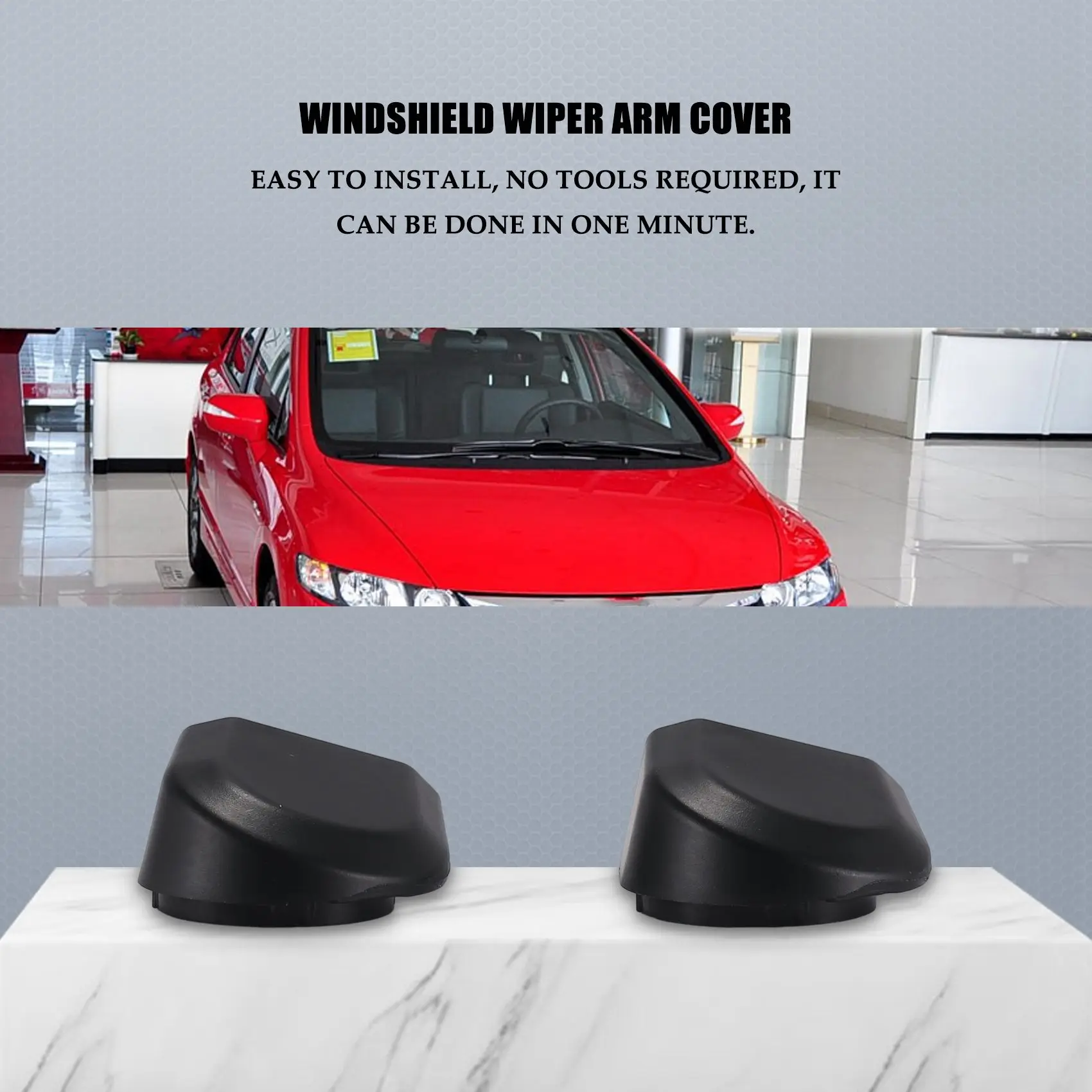 Tapa del brazo limpiaparabrisas HONDA Civic 2006-2011 FA1 FD1 FD2 - imagen 4