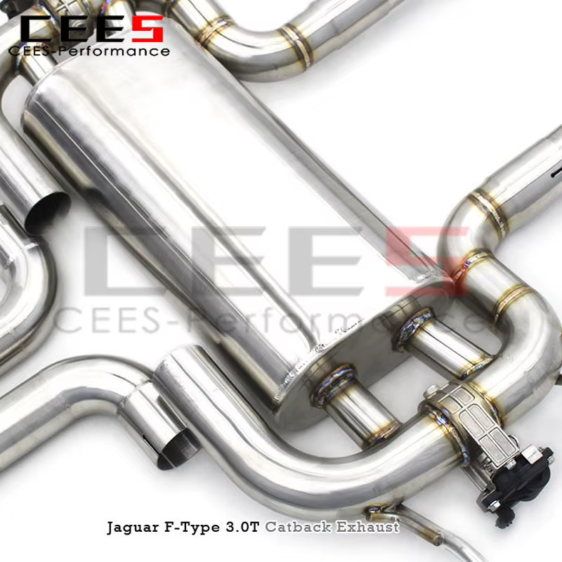 CEES Sistema de escape catback inoxidable – Jaguar F-Type 3.0 T - imagen 5