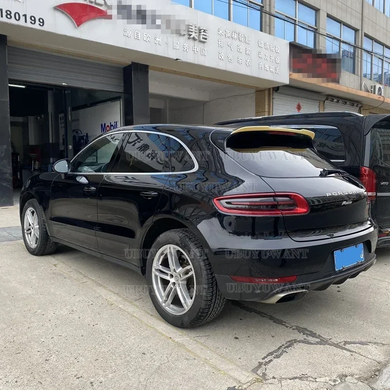 Porsche Macan 2014-2017 Alerón trasero ABS con acabado carbono - imagen 2
